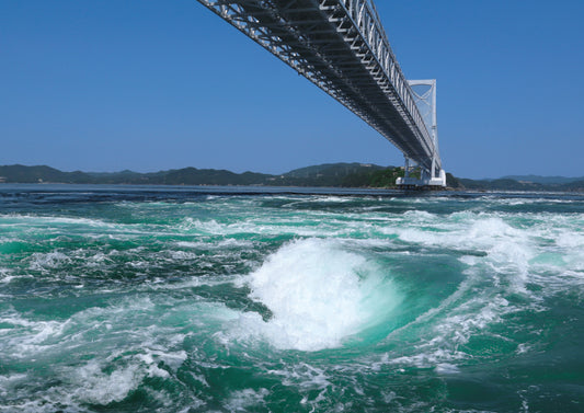 About the whirlpools of the Naruto Strait