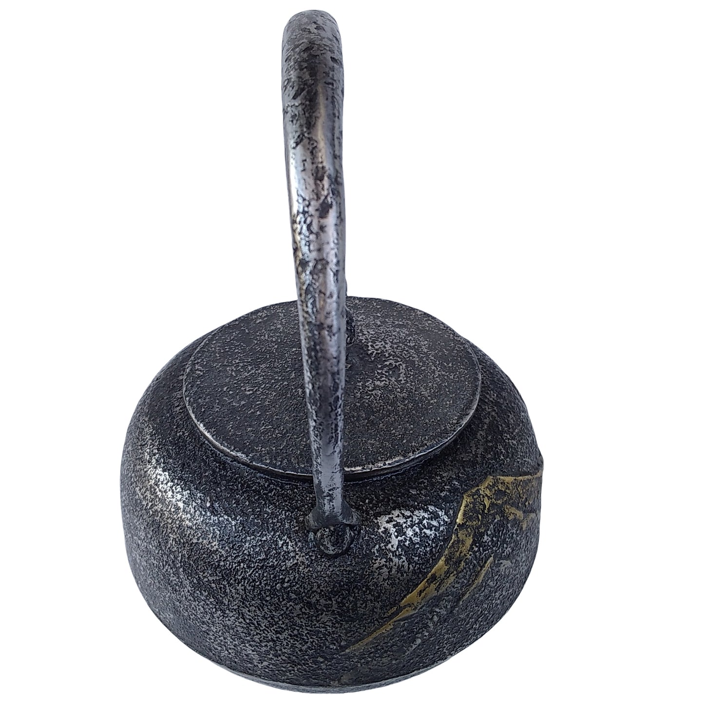 Original iron kettle -Mt.Fuji and horse, Size 10-