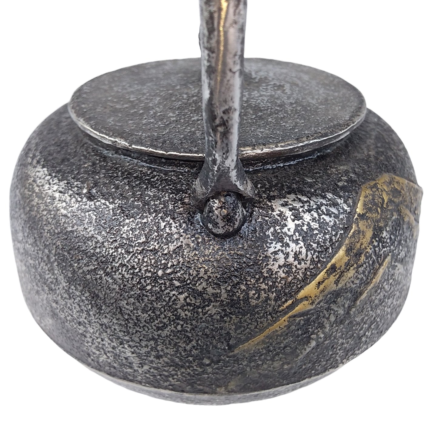 Original iron kettle -Mt.Fuji and horse, Size 10-