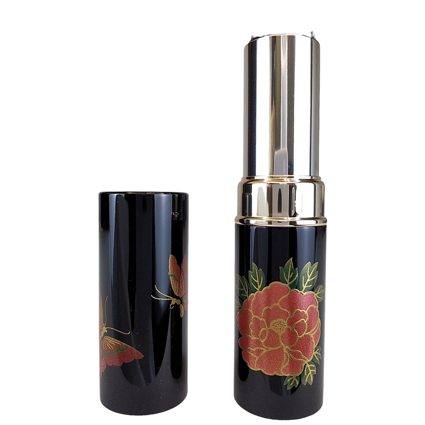 Kumano Fude Makie type makeup brash (Peony and butterflies) -Made in Japan-