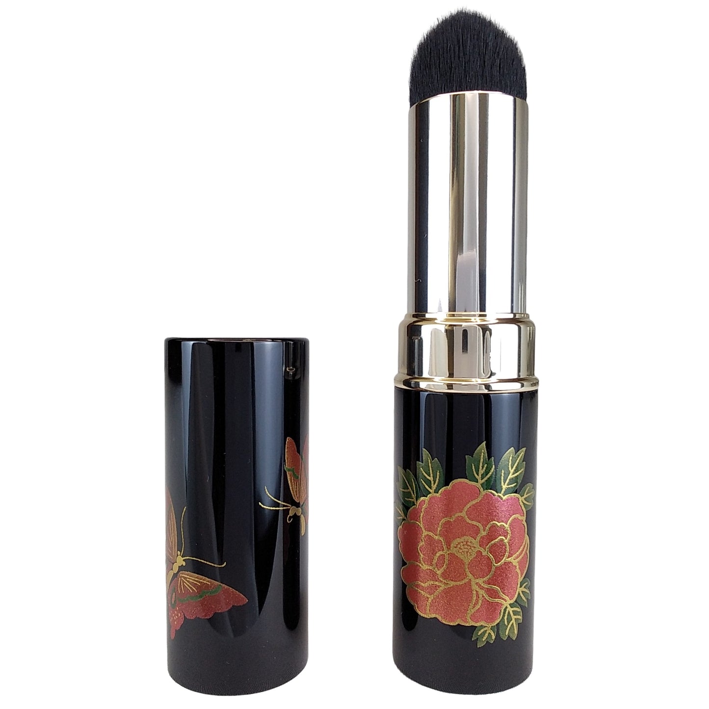 Kumano Fude Makie type makeup brash (Peony and butterflies) -Made in Japan-