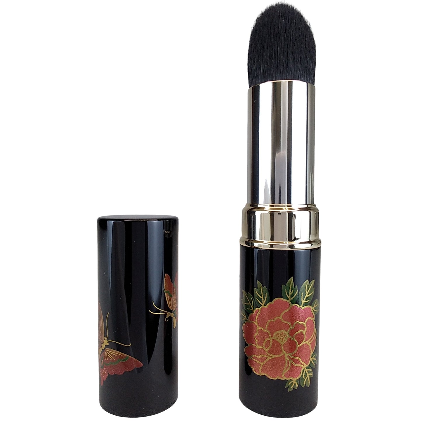 Kumano Fude Makie type makeup brash (Peony and butterflies) -Made in Japan-