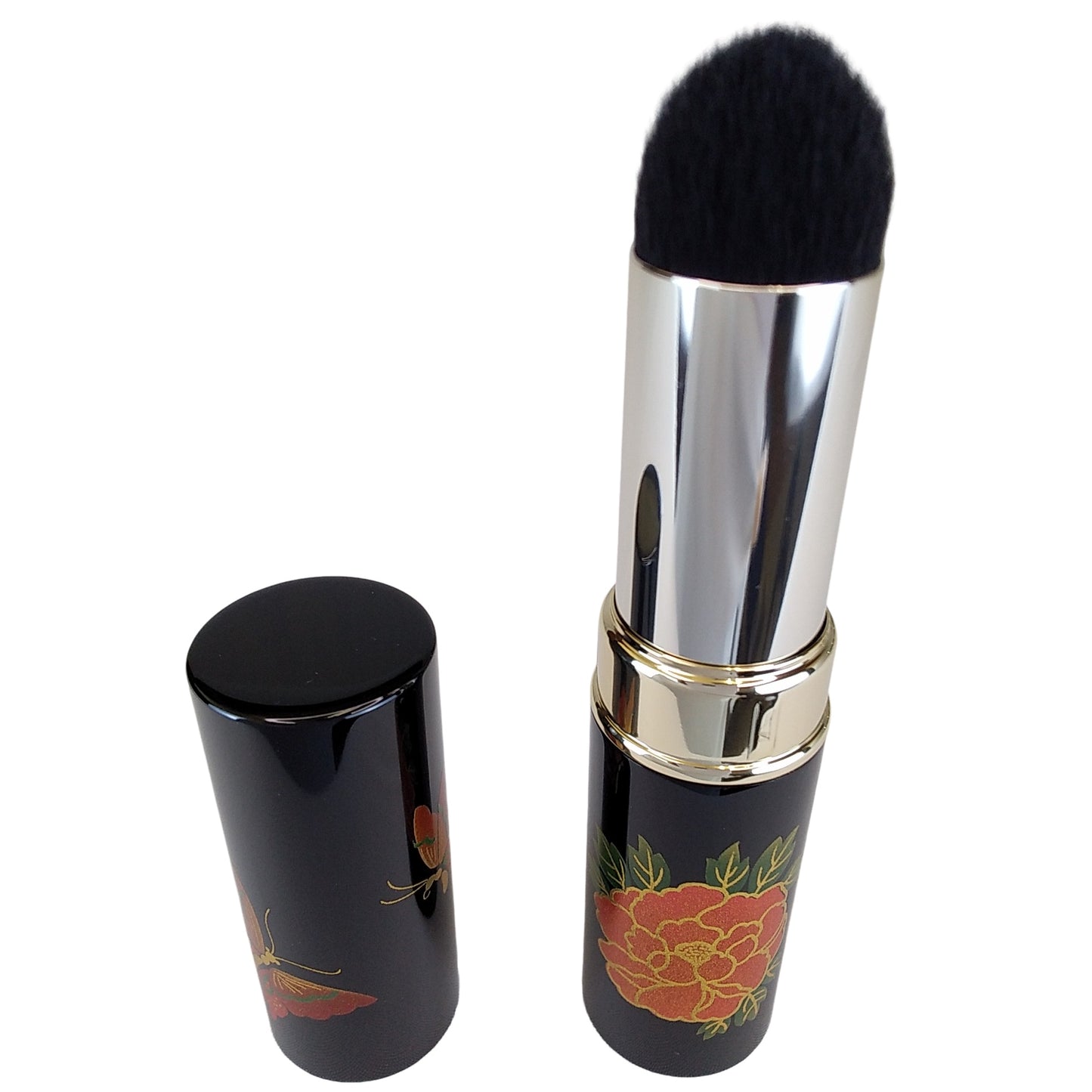 Kumano Fude Makie type makeup brash (Peony and butterflies) -Made in Japan-