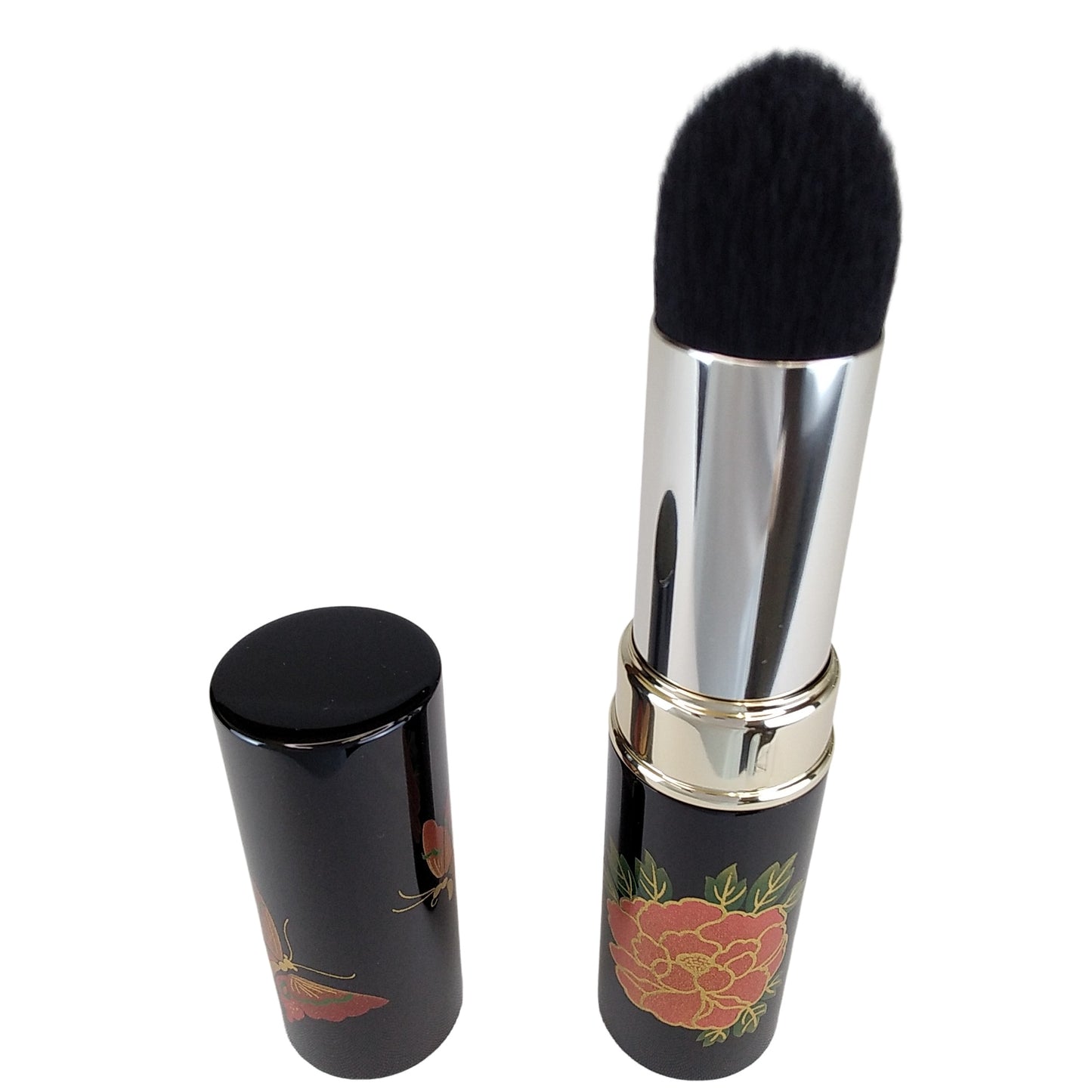 Kumano Fude Makie type makeup brash (Peony and butterflies) -Made in Japan-