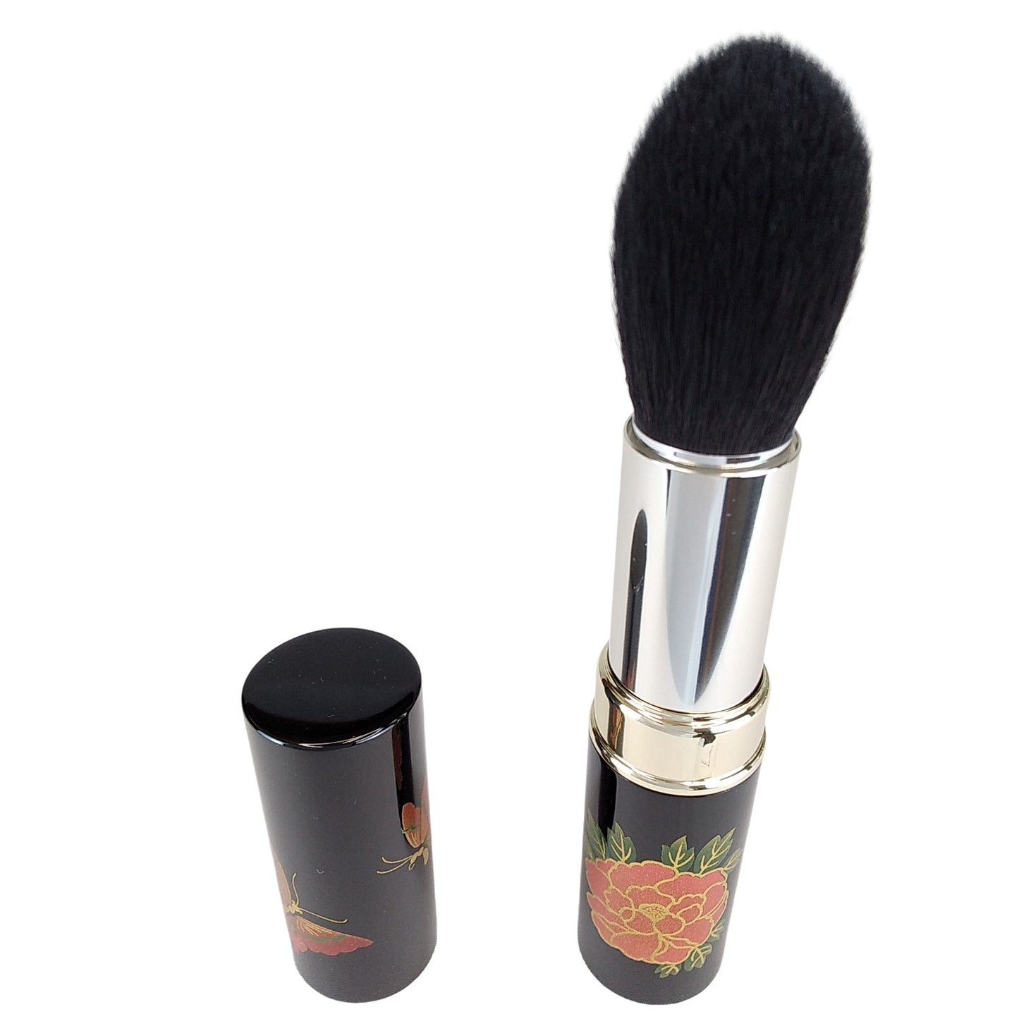 Kumano Fude Makie type makeup brash (Peony and butterflies) -Made in Japan-