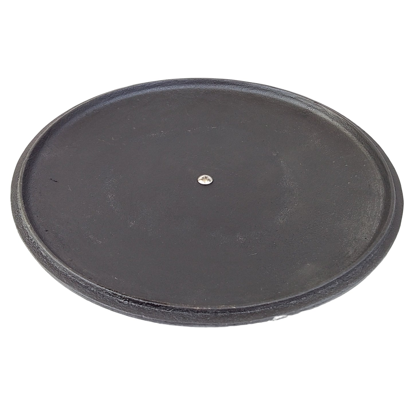 Iron lid with wooden knob for use with frying pans and pots from Japan