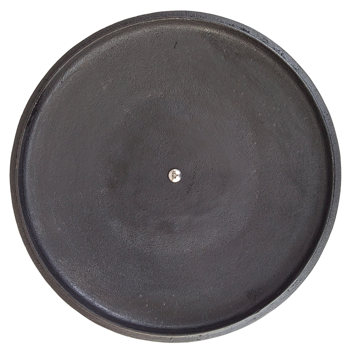 Iron lid with wooden knob for use with frying pans and pots from Japan