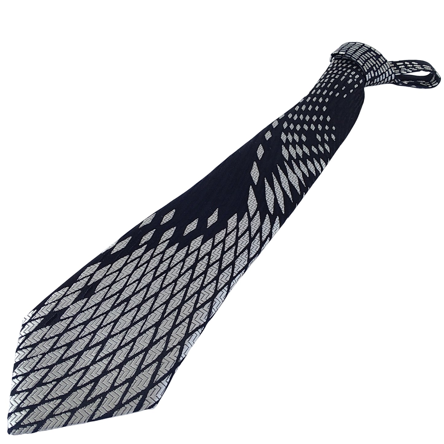 Kyoto Nishijin-ori tie(Suiryu) -Black & White-