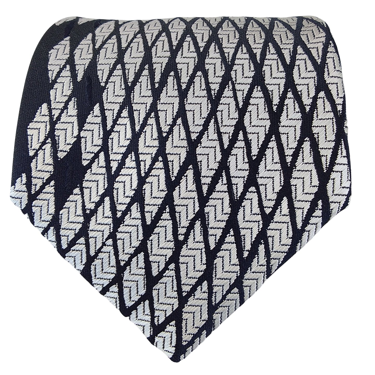 Kyoto Nishijin-ori tie(Suiryu) -Black & White-