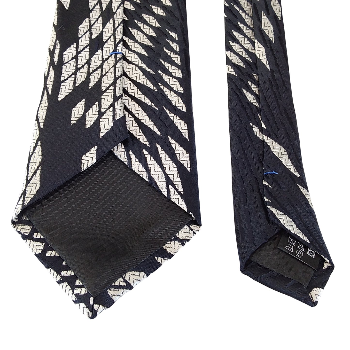 Kyoto Nishijin-ori tie(Suiryu) -Black & White-