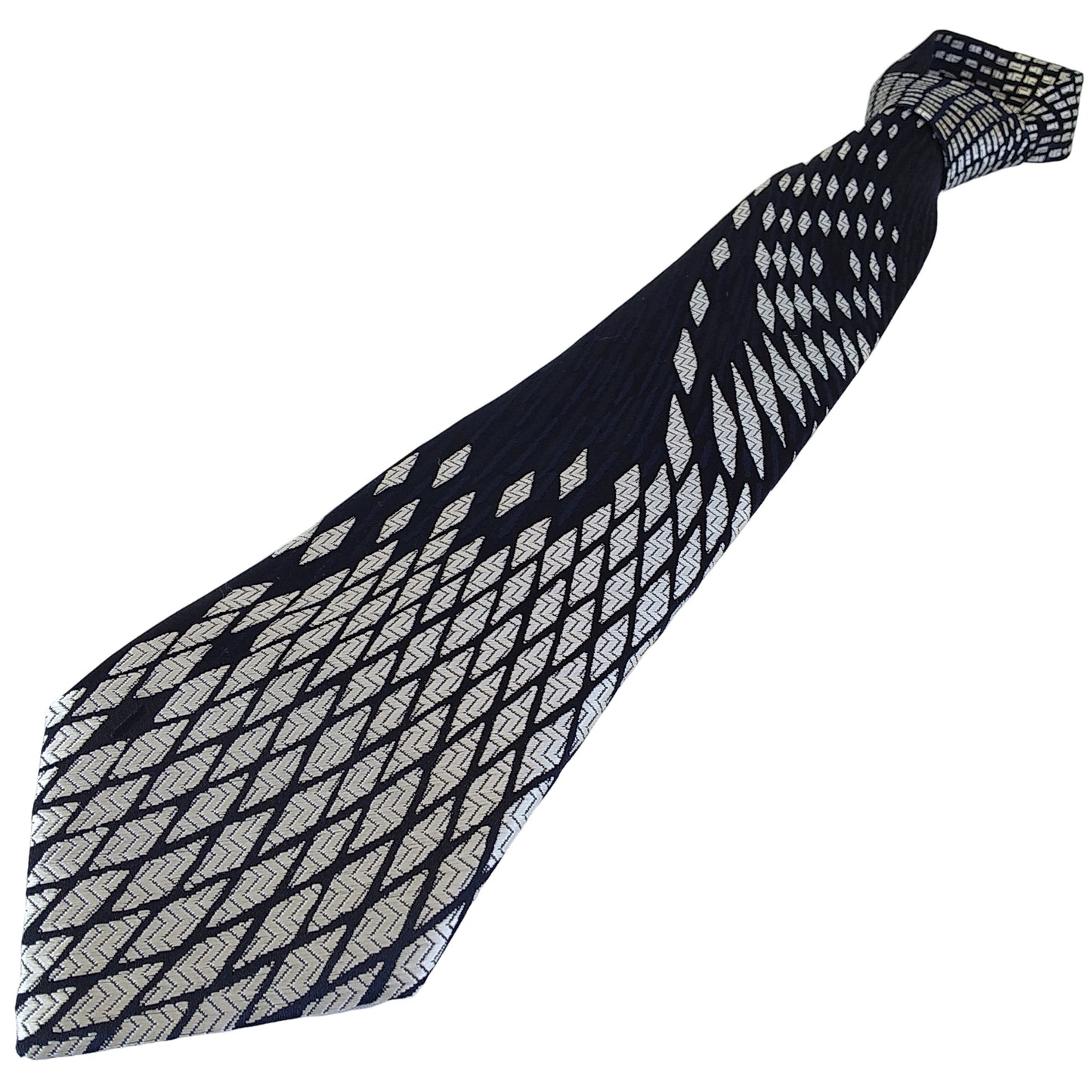 Kyoto Nishijin-ori tie(Suiryu) -Black & White-