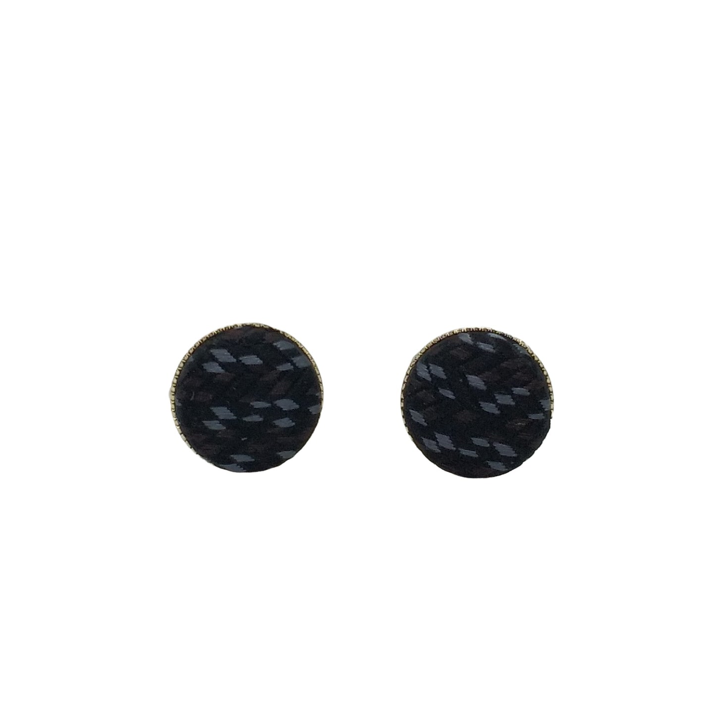 Kyoto Nishijin-ori original cufflinks -Flux- (black) Award-winning products