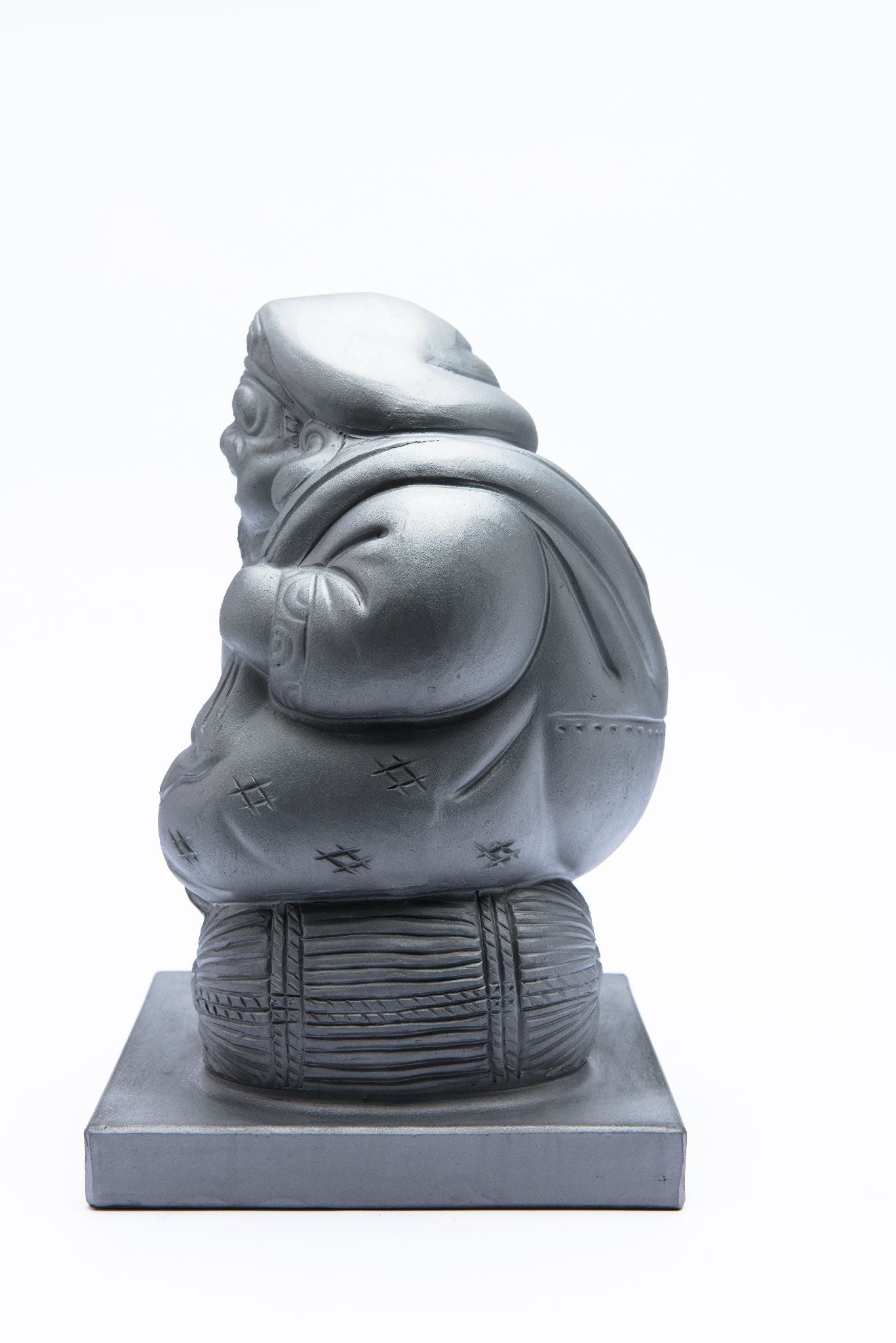 Japanese lucky god figure(Daikokuten) -Made of the ceramic-