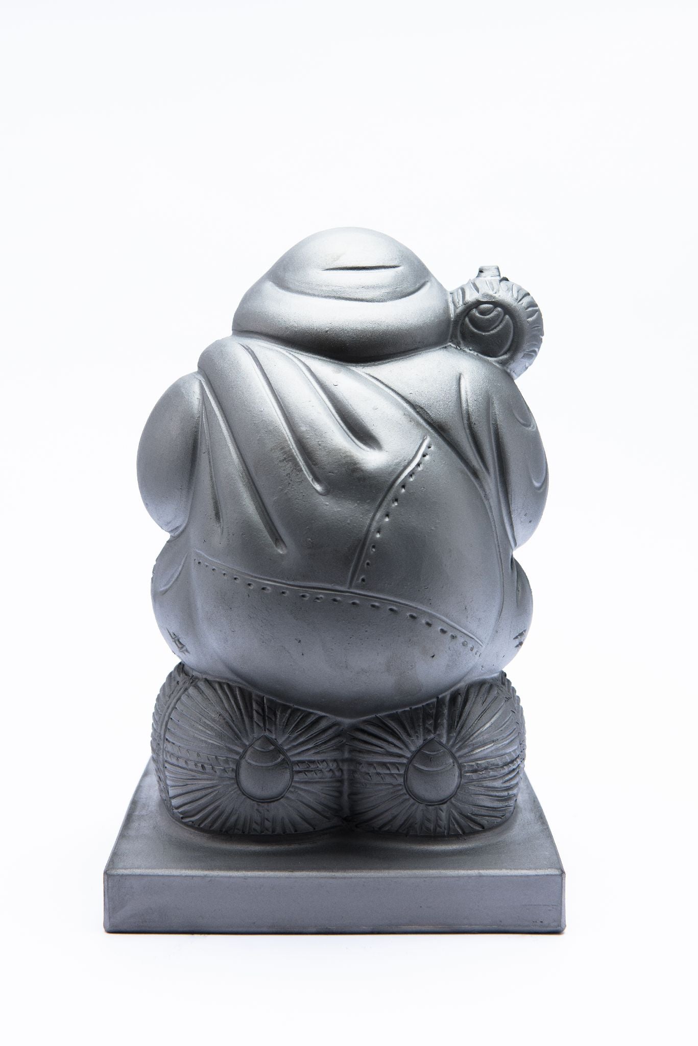 Japanese lucky god figure(Daikokuten) -Made of the ceramic-