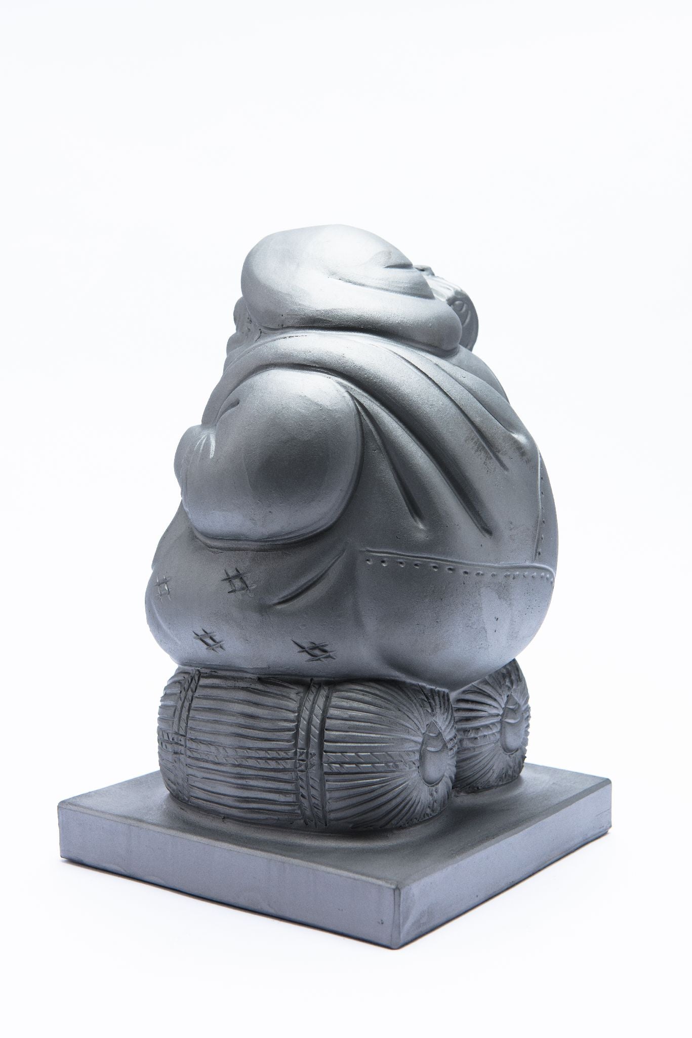 Japanese lucky god figure(Daikokuten) -Made of the ceramic-