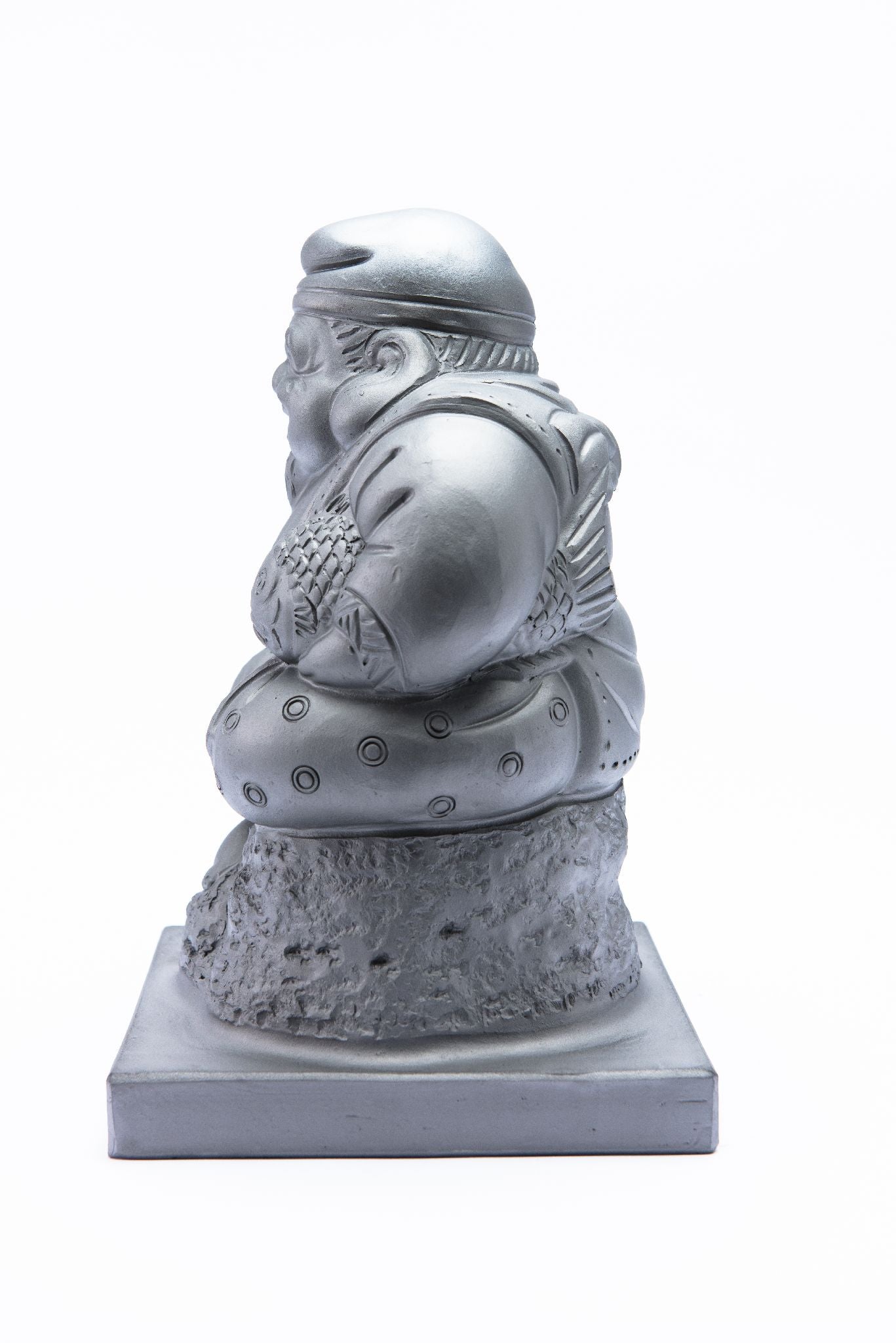 Japanese lucky god figure(Ebisu) -Made of the ceramic-
