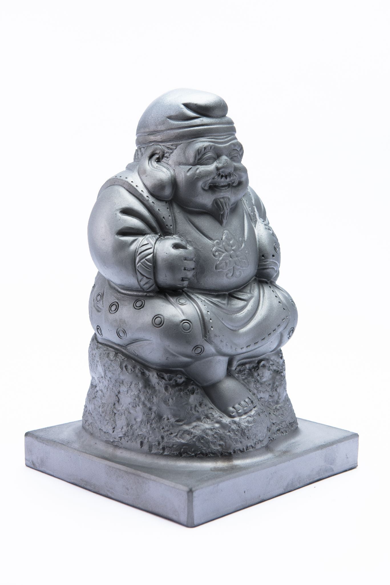 Japanese lucky god figure(Ebisu) -Made of the ceramic-