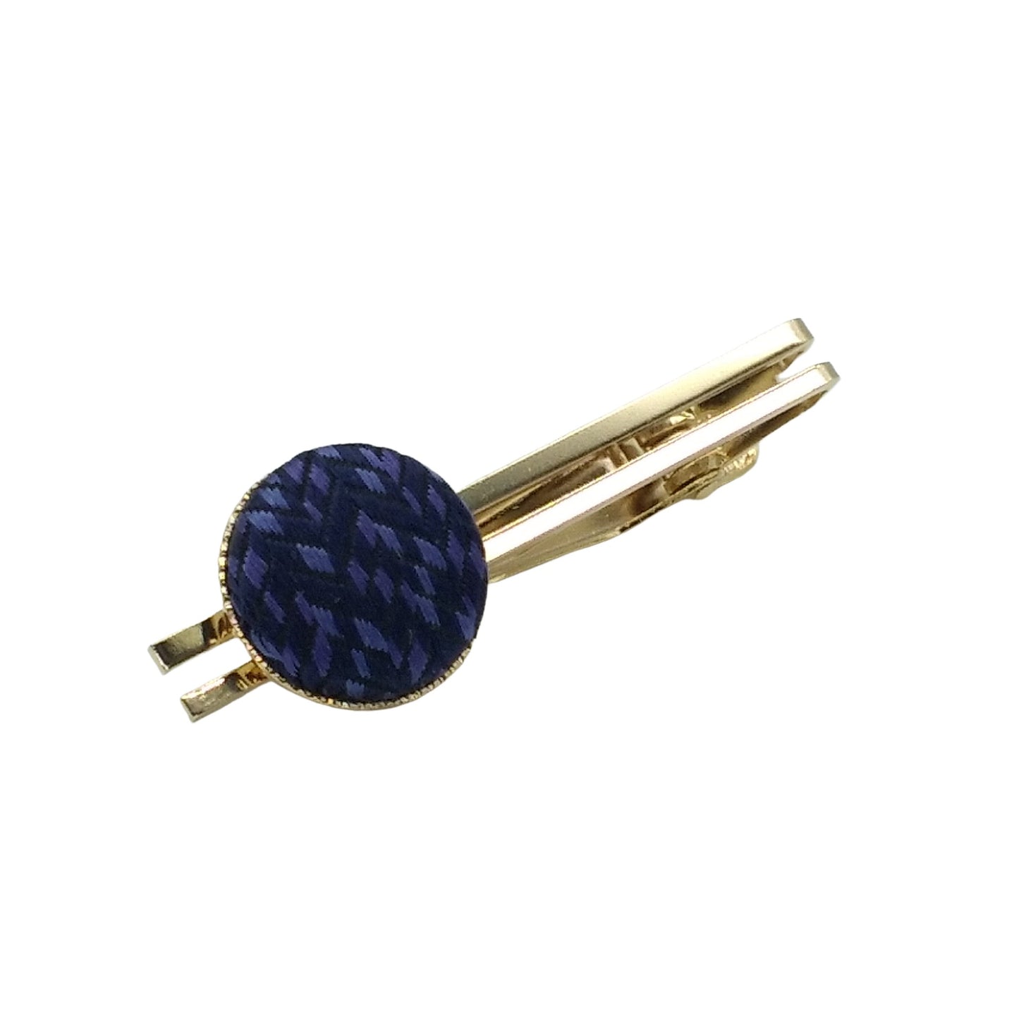 Kyoto Nishijin-ori original necktie pin -Flux- (navy) Award-winning products