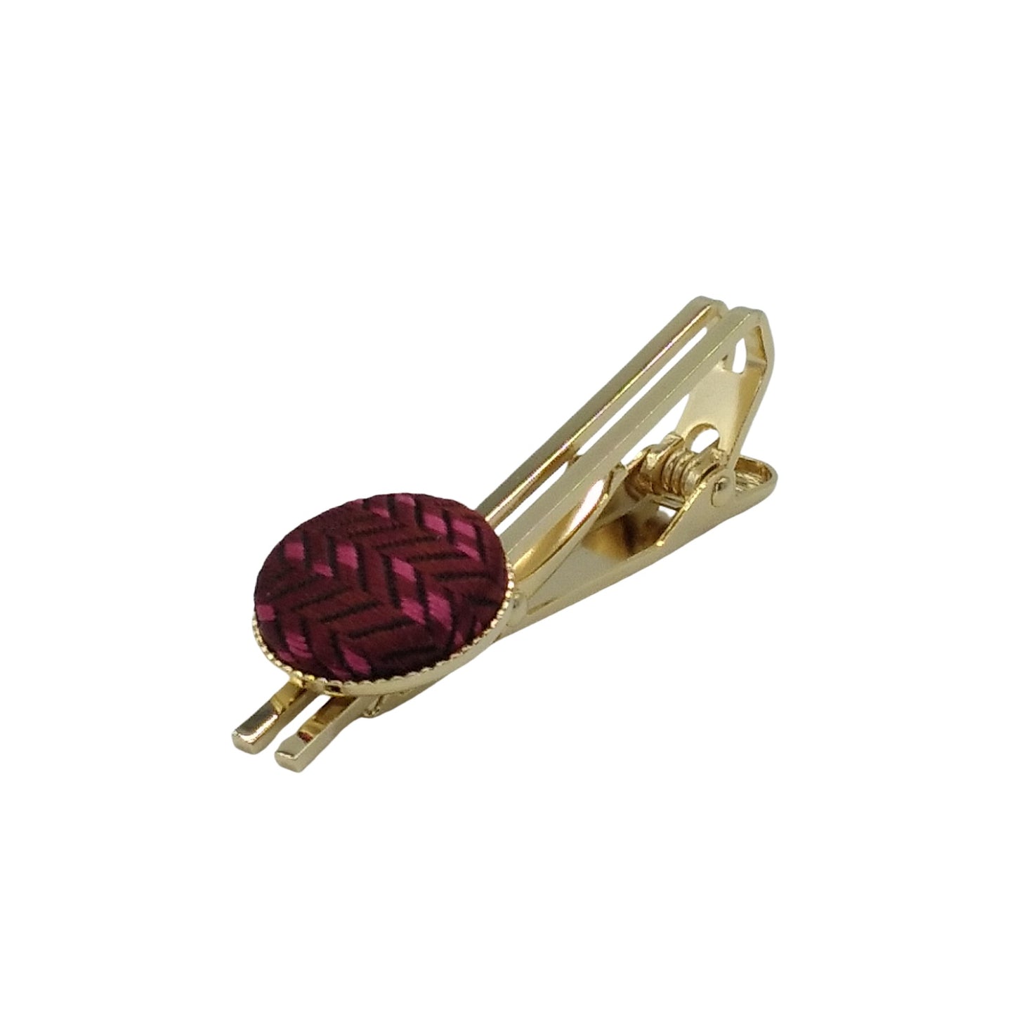 Kyoto Nishijin-ori original necktie pin -Flux- (red) Award-winning products
