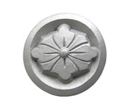 -Special order product- Japanese KAMON -sward and flower shaped within a circle-