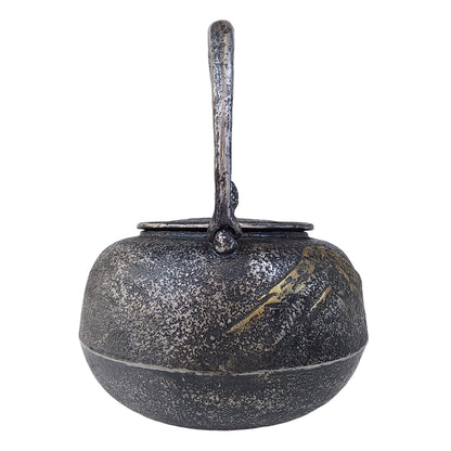 Original iron kettle -Mt.Fuji and horse, Size 10-