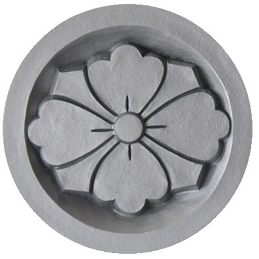 -Special order product- Japanese KAMON -sward and flower shaped within a circle-