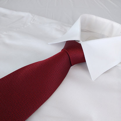 Kyoto Nishijin-ori tie(Japanese traditional color) -Rouge-