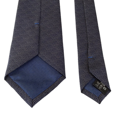Kyoto Nishijin-ori tie(Handpaint tie Sakura) -Navy & White-