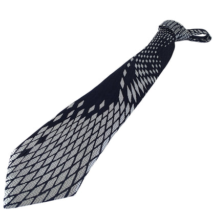 Kyoto Nishijin-ori tie(Suiryu) -Black & White-