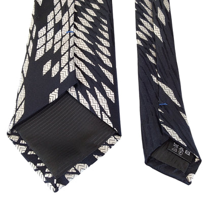 Kyoto Nishijin-ori tie(Suiryu) -Black & White-