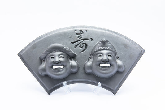 Japanese lucky god figure(Ebisu & Daikokuten), The S size -Made of the ceramic-