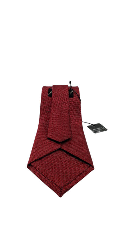 Kyoto Nishijin-ori tie(Japanese traditional color) -Rouge-